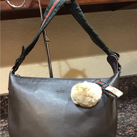 Gucci Tom Ford Leather Hobo Bag Brown